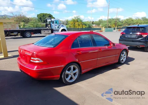 2005 Mercedes-Benz C 230 Kompressor Sport from USA, damaged, VIN WDBRF40JX5A796276